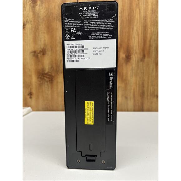 Xfinity Arris TG1682G Dual-Band WiFi Telephone Cable Modem - Picture 5 of 6